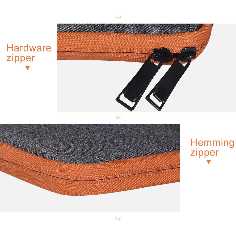Stylish Laptop Handbag for Macbook & More - Polyester & Nylon - Black 9