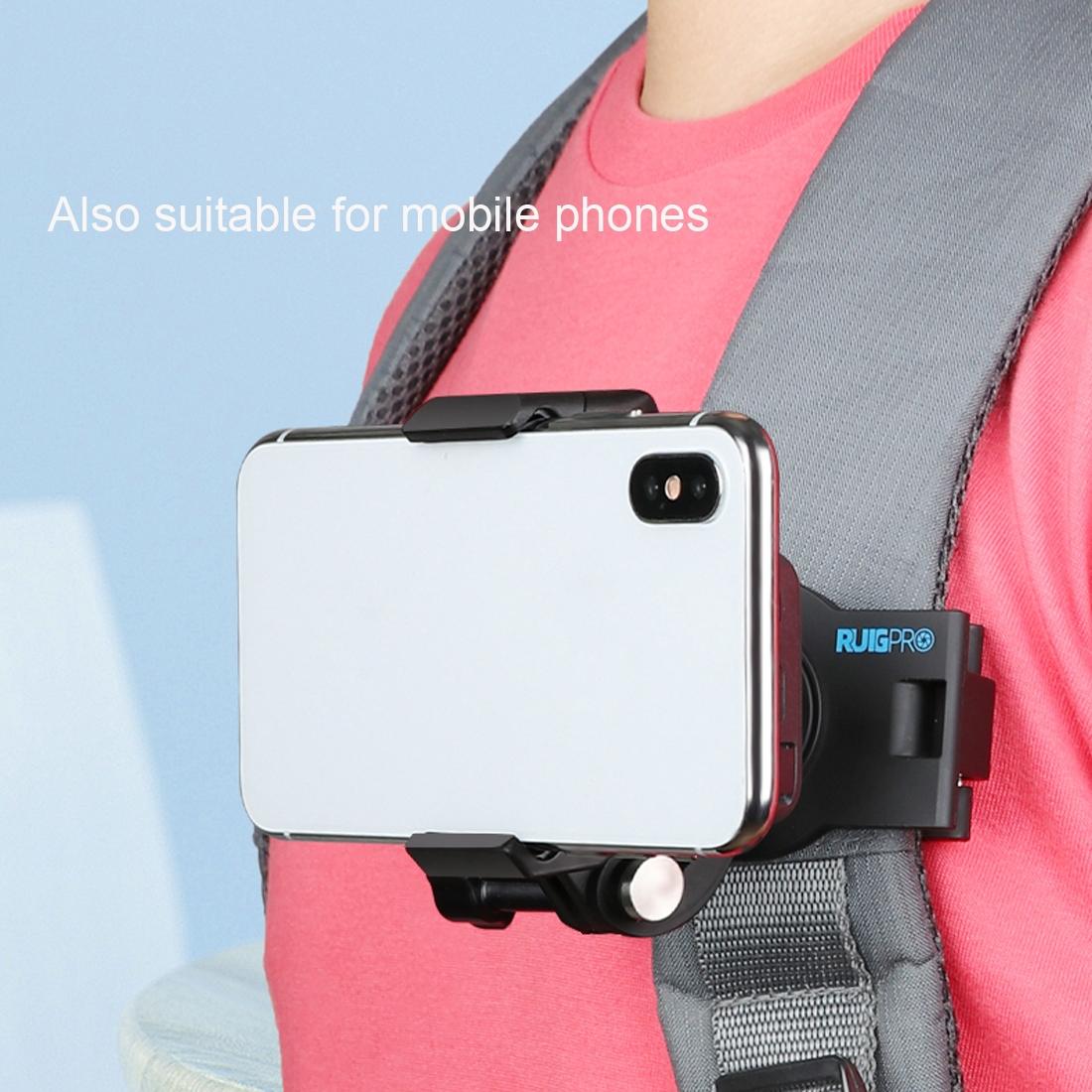 360 Degree Rotating Quick Release Backpack Strap Mount for Gopro Hero 12 4