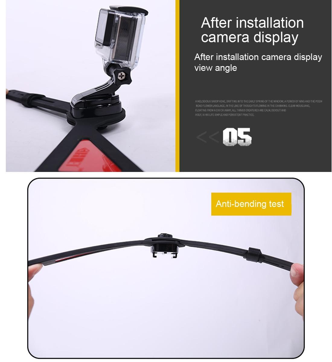 360 Degree Selfie Mount for Action Cameras with Flex Clamp 7