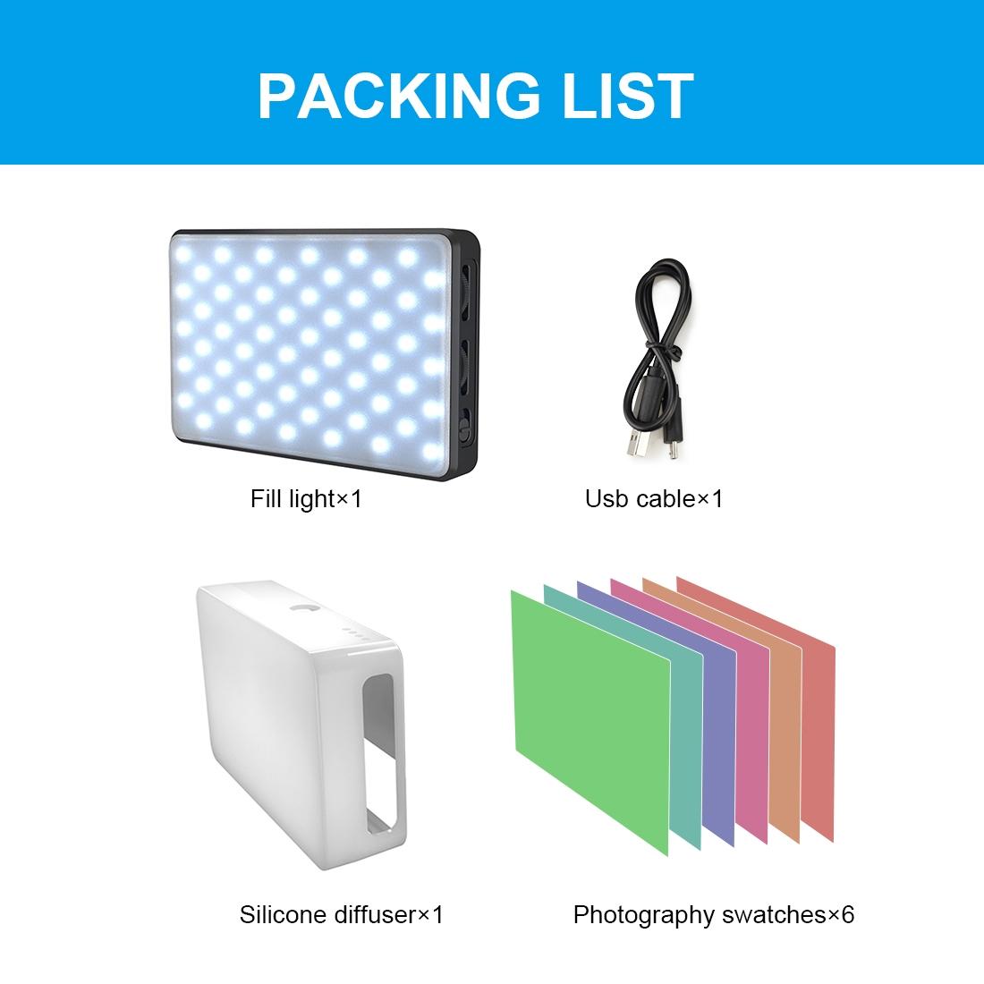 120 Led Live Broadcast Video Light with 6 Colour Filters 7
