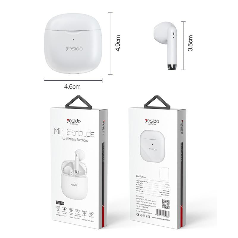 Wireless Bluetooth Earbuds - Tws - Black
