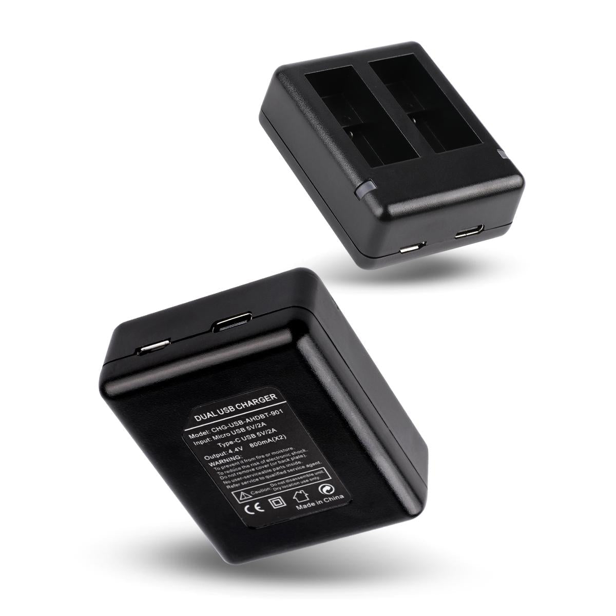 Gopro Hero9 / 10 Dual Battery Charger with Usb Cable & Indicator Light 4