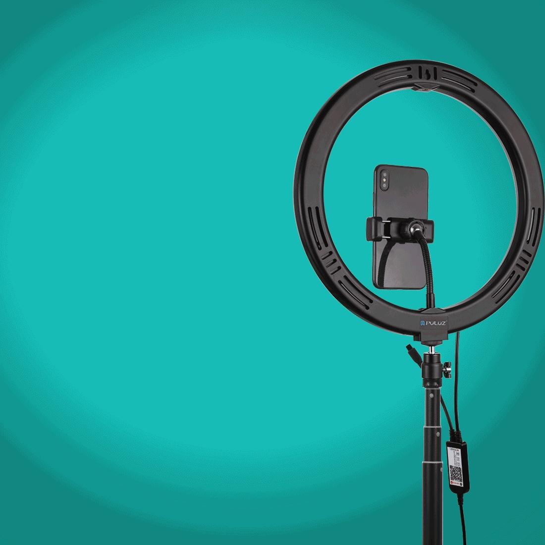 11.8 Rgbw Led Ring Light Kit with Mount & Remote 14