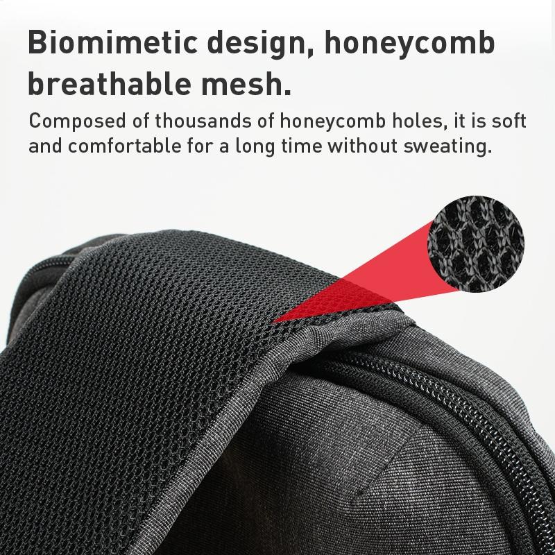 Oxford Cloth Chest Bag Black 5