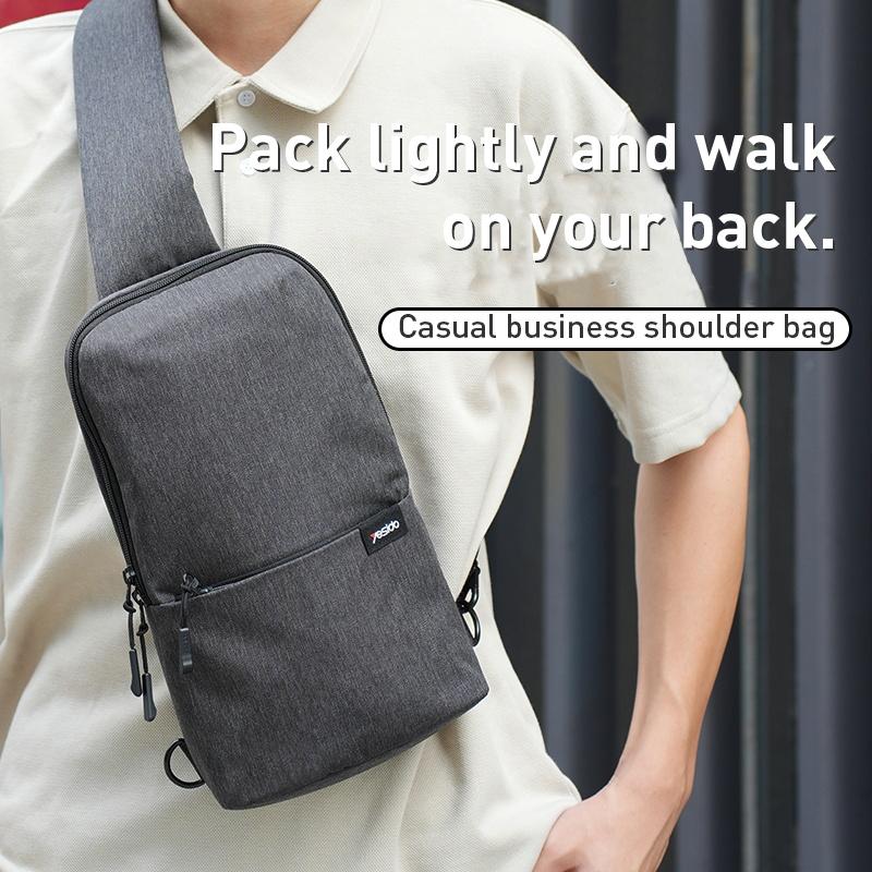 Oxford Cloth Chest Bag Black 9