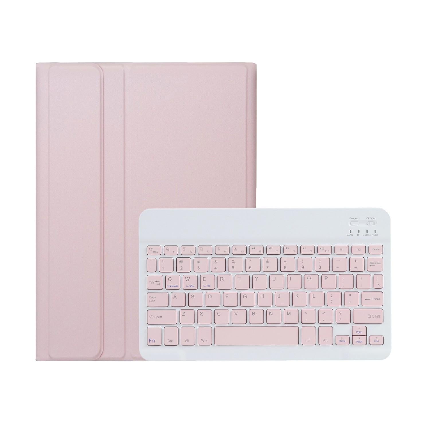 Ultra-Thin Bluetooth Keyboard Leather Tablet Case For Ipad 10.9 2022 With Pen Slot - Black 9