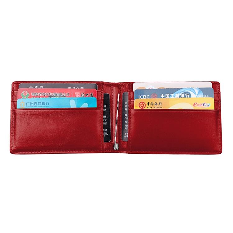 Anti-magnetic Leather Rfid Wallet - Sleek & Secure - Black 12