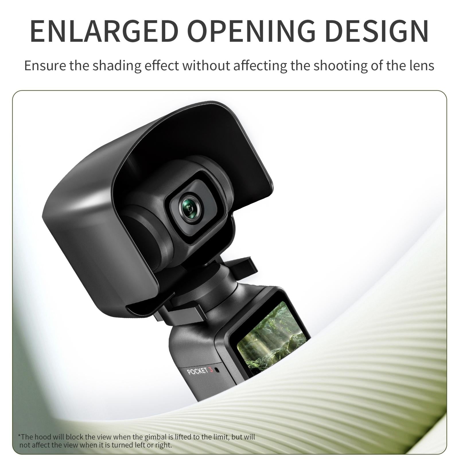 Universal 2-in-1 Gimbal Sunshade for Dji Pocket 3 5