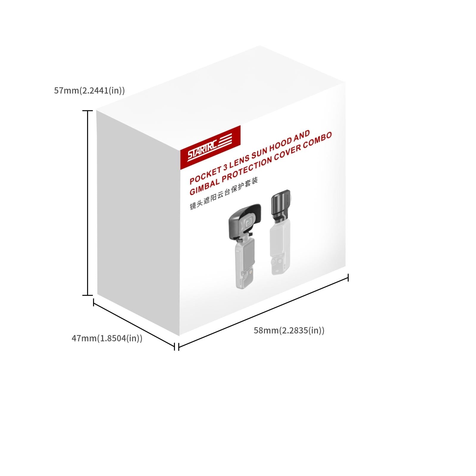 Universal 2-in-1 Gimbal Sunshade for Dji Pocket 3 9