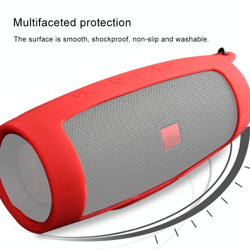 Shockproof Silicone Case for Jbl Charge 4 Bluetooth Speaker - Black 4