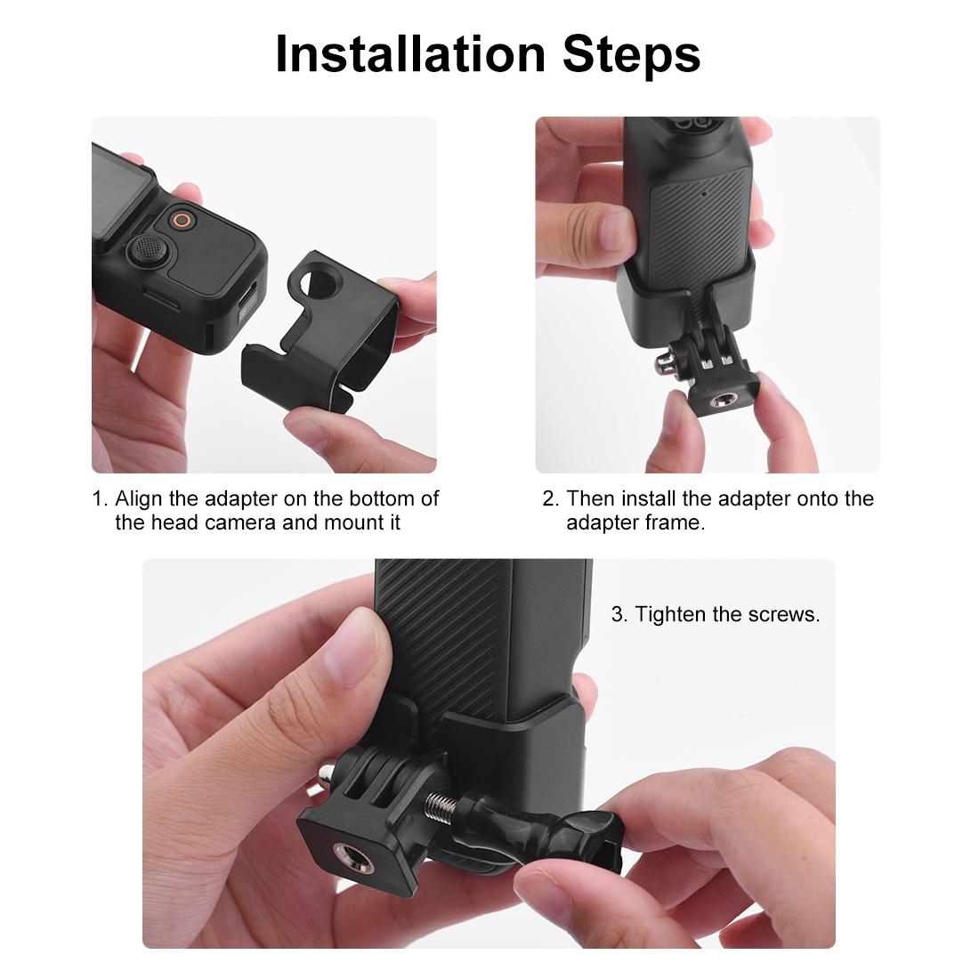 Universal Expansion Bracket for Dji Pocket 3 - 1 / 4 Hole 10
