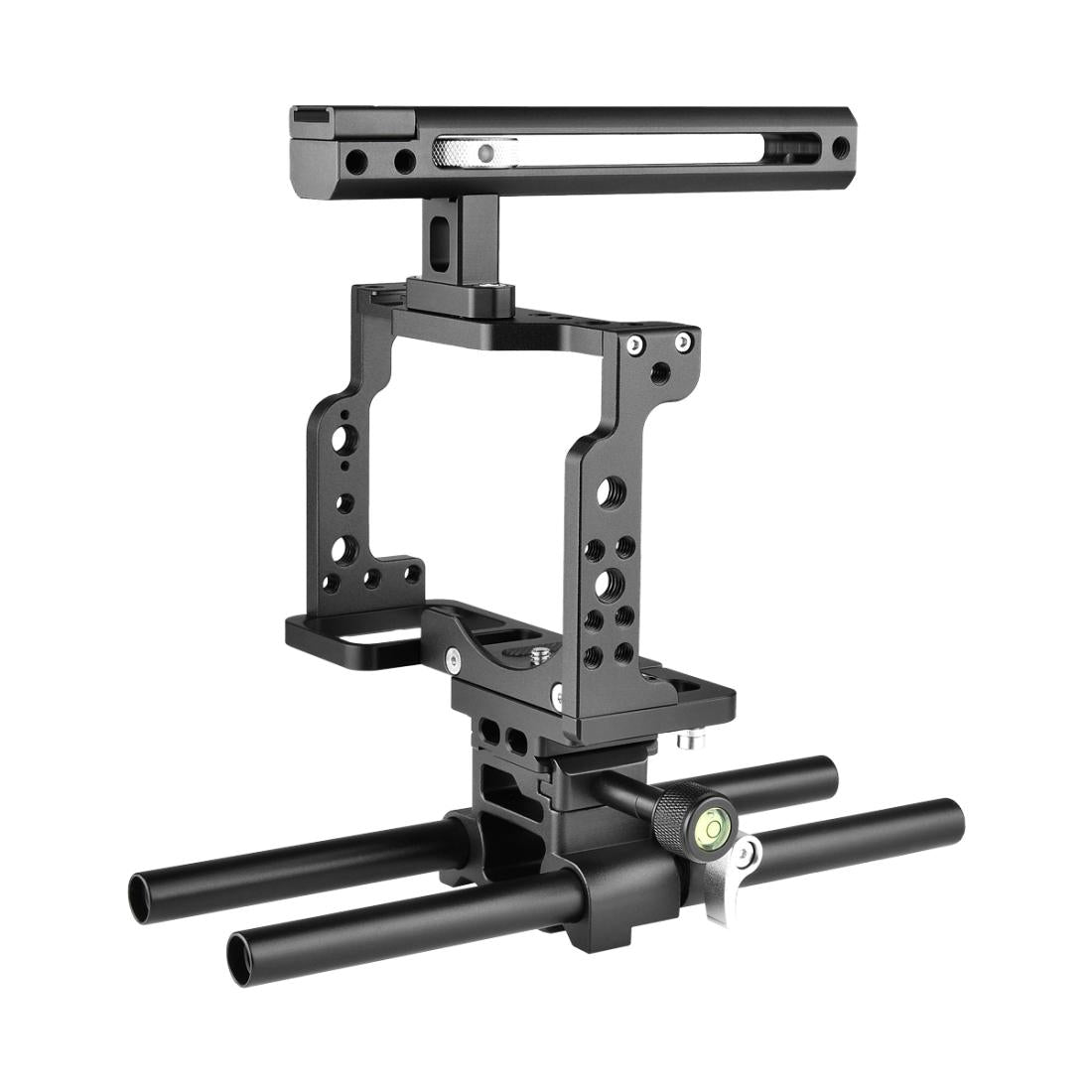 Video Camera Cage Stabilizer With Handle And Rail Rod For Nikon Z6 / Z7 3