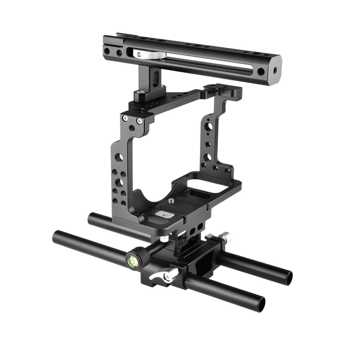 Video Camera Cage Stabilizer With Handle And Rail Rod For Nikon Z6 / Z7 10