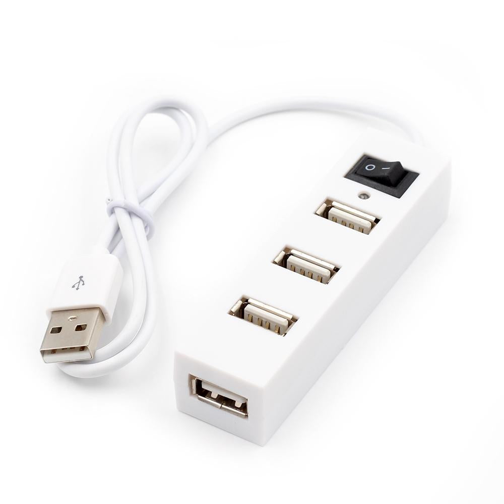4-Port Usb 2.0 Hub With Switch - Black 3