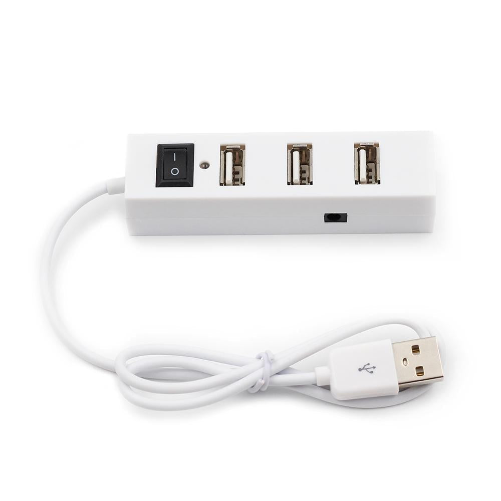 4-Port Usb 2.0 Hub With Switch - Black 4