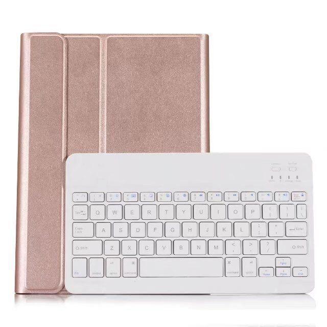 Bluetooth Keyboard & Leather Tablet Case For Ipad Pro / Air 9.7 2017 / 2018 - Detachable & Horizontal Flip With Holder - Black 8