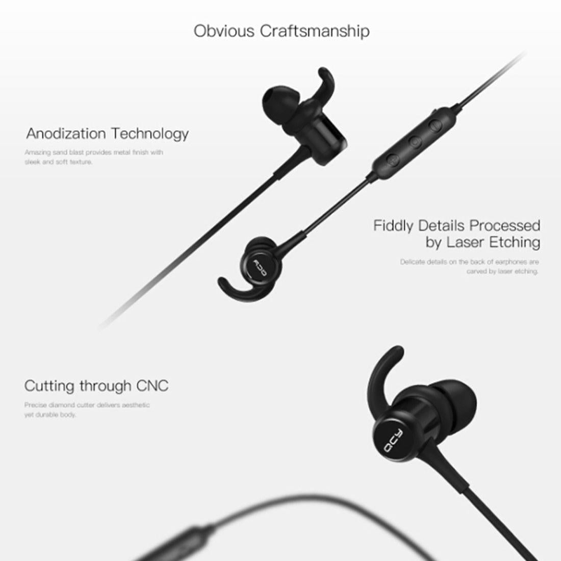 Qcy M1c Wireless Sports Earphones with Bluetooth and Mic 4