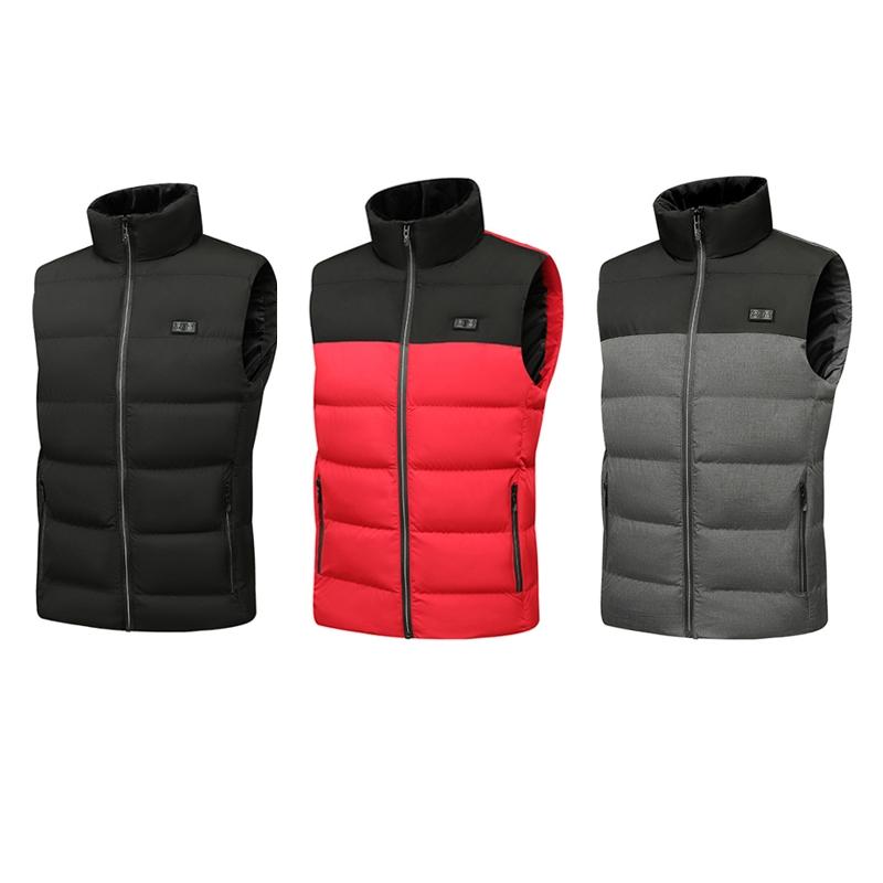 Winter Smart Dual-Control 13-Zone Charging Heating Vest - Grey - Xxxxl 4