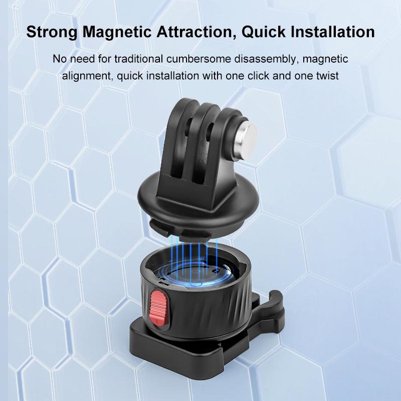 Universal Action Camera Mount Adapter - Compact and Versatile 4