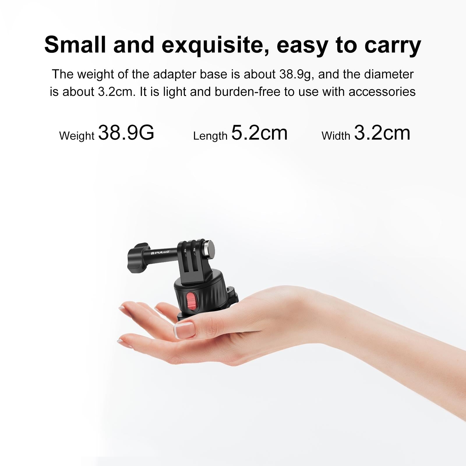 Universal Action Camera Mount Adapter - Compact and Versatile 5