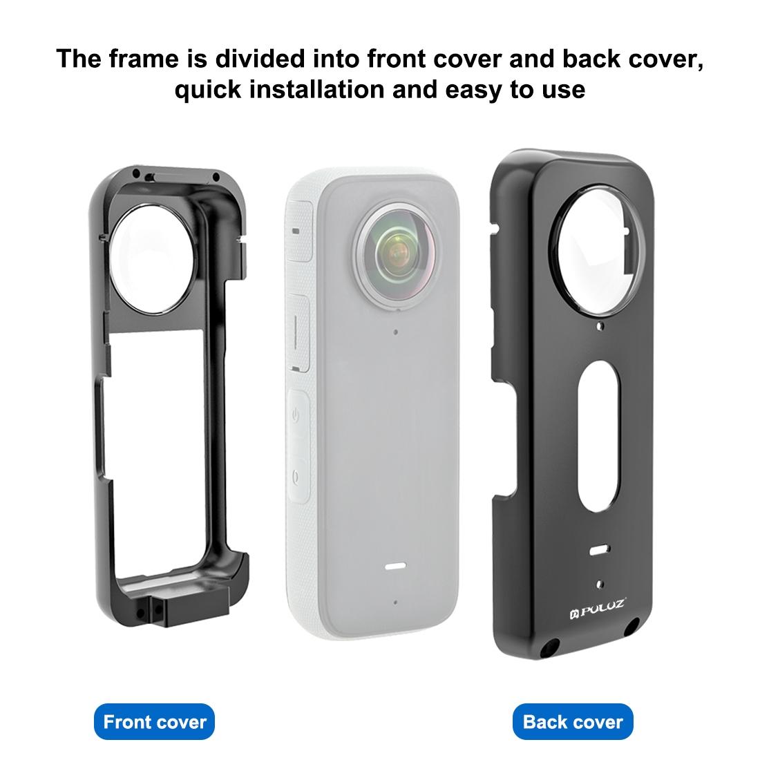 Metal Protective Cage for Insta360 X3 with Lens Protector 6