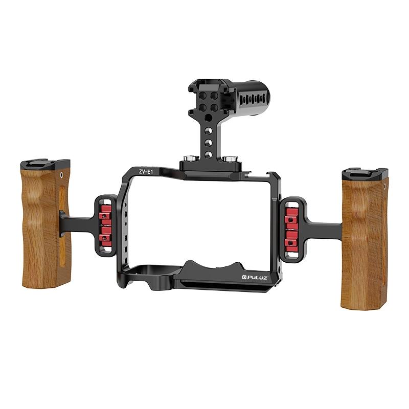 Aluminum Camera Cage For Sony Zv-E1 Stabilizer - Black 8