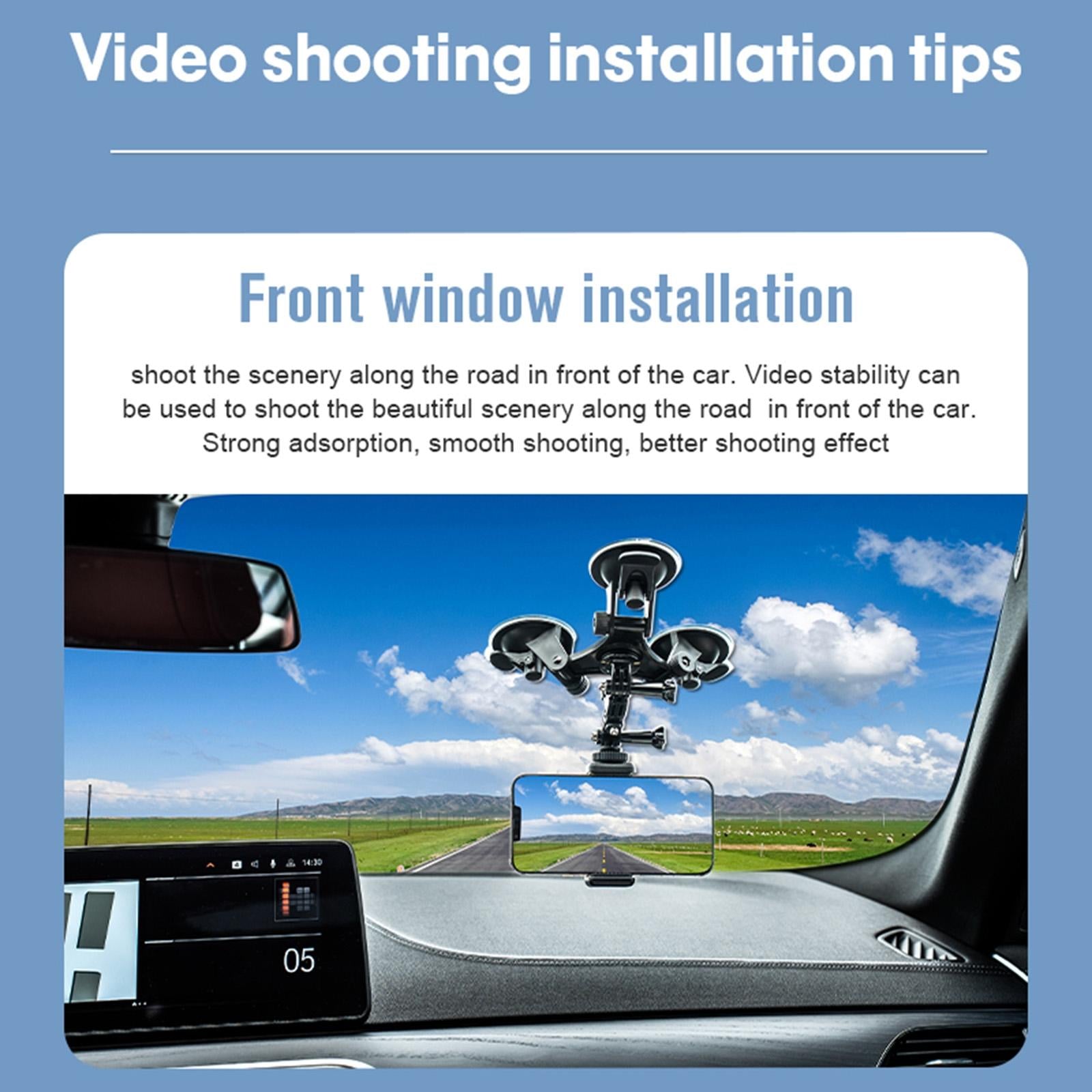 Triangle Suction Cup Mount - Strong Direction 4