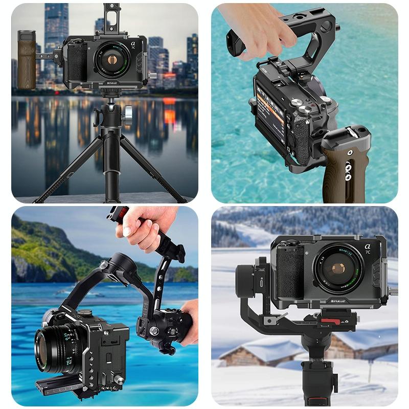 Metal Camera Cage Stabilizer - Black for Sony A7Cm2 / 7C Ii / 7Cr 4