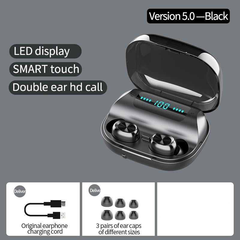 Wireless Noise-cancelling Earbuds with Charging Case 3