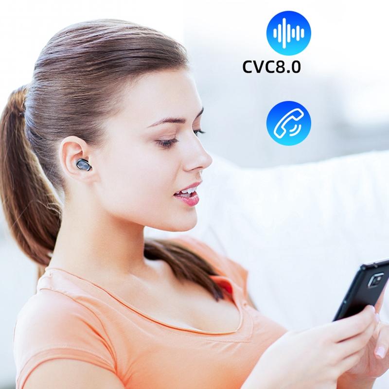 Wireless Noise-cancelling Earbuds with Charging Case 7
