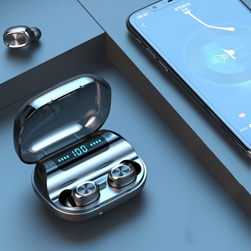 Wireless Noise-cancelling Earbuds with Charging Case 15