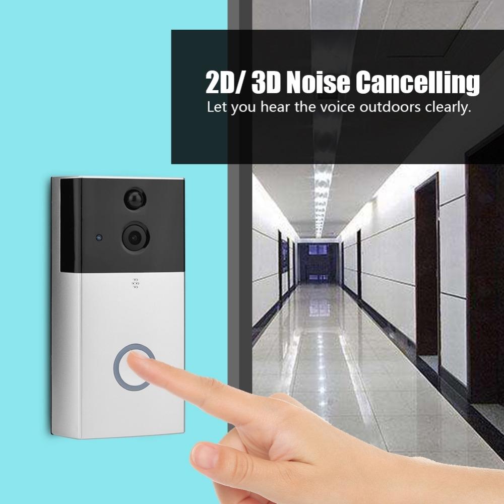 Hd 720P Security Camera Smart Wifi Video Doorbell Intercom Support Tf Card & Infrared Night Vision & Motion Detection App For Ios And Android - Black 11