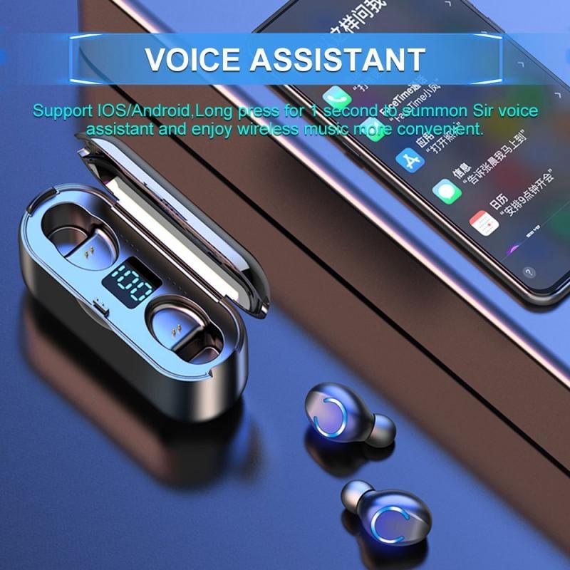 Mini Touch Bluetooth Earphones with Noise Cancelling and Charging Box 6
