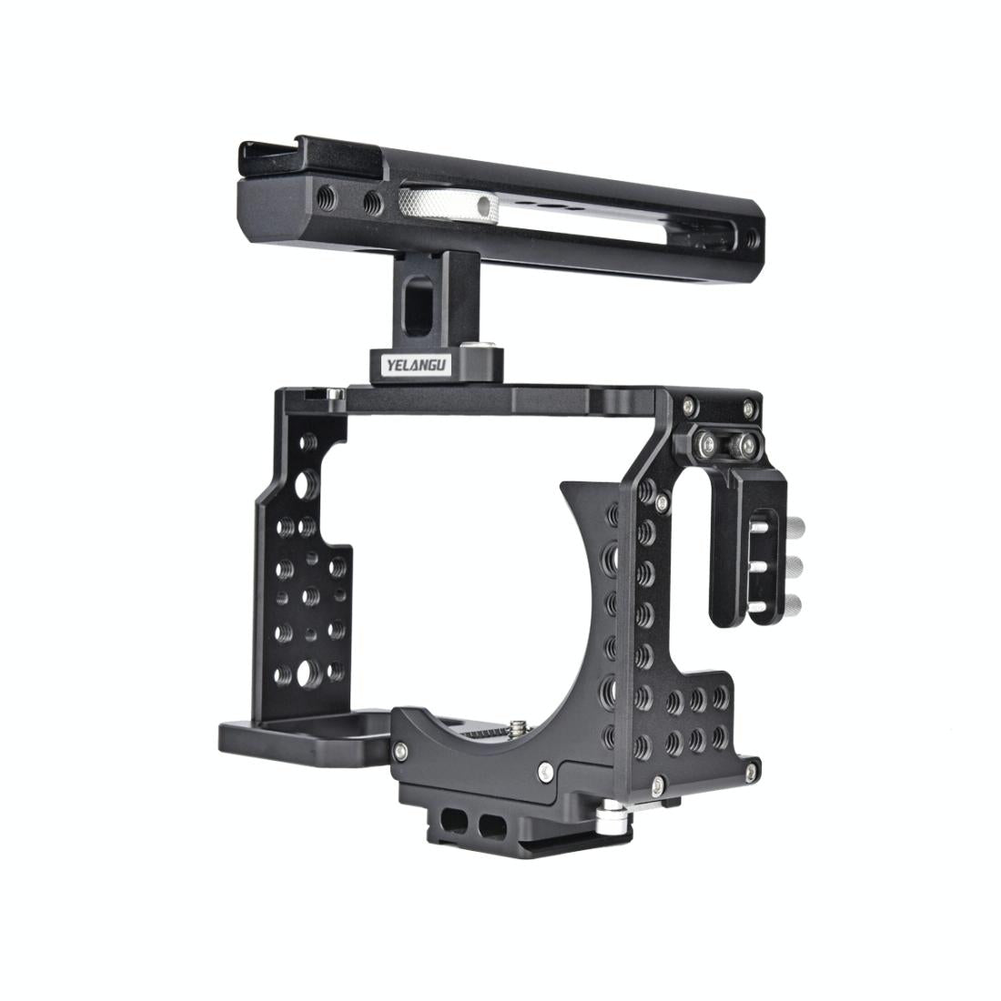 Handle Video Camera Cage Stabilizer For Sony A7K / A72 / A73 / A7S2 / A7R3 / A7R2 / A7X Black 3