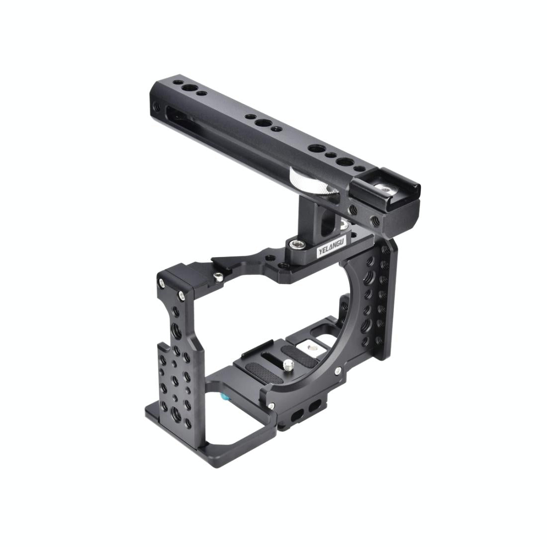 Handle Video Camera Cage Stabilizer For Sony A7K / A72 / A73 / A7S2 / A7R3 / A7R2 / A7X Black 10