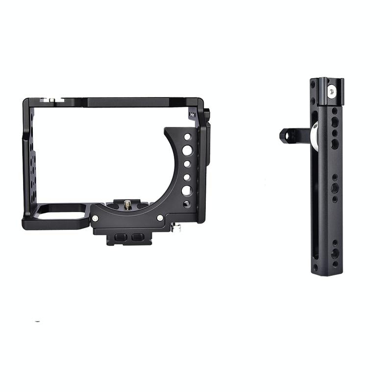Handle Video Camera Cage Stabilizer For Sony A7K / A72 / A73 / A7S2 / A7R3 / A7R2 / A7X Black 13