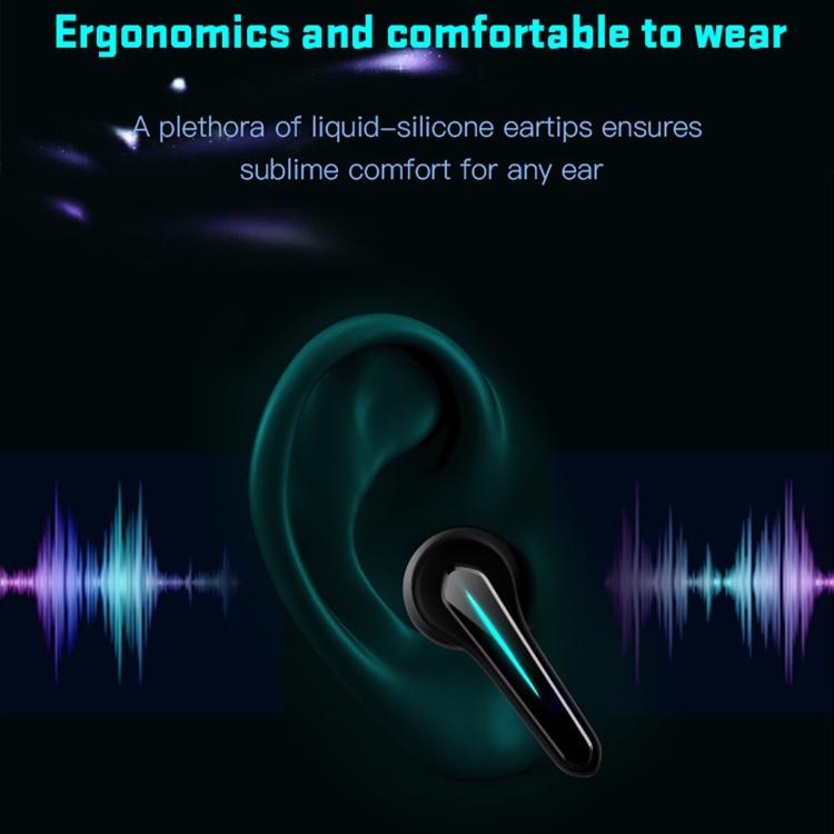 Wireless Gaming Earphones with Low Latency - Black 5