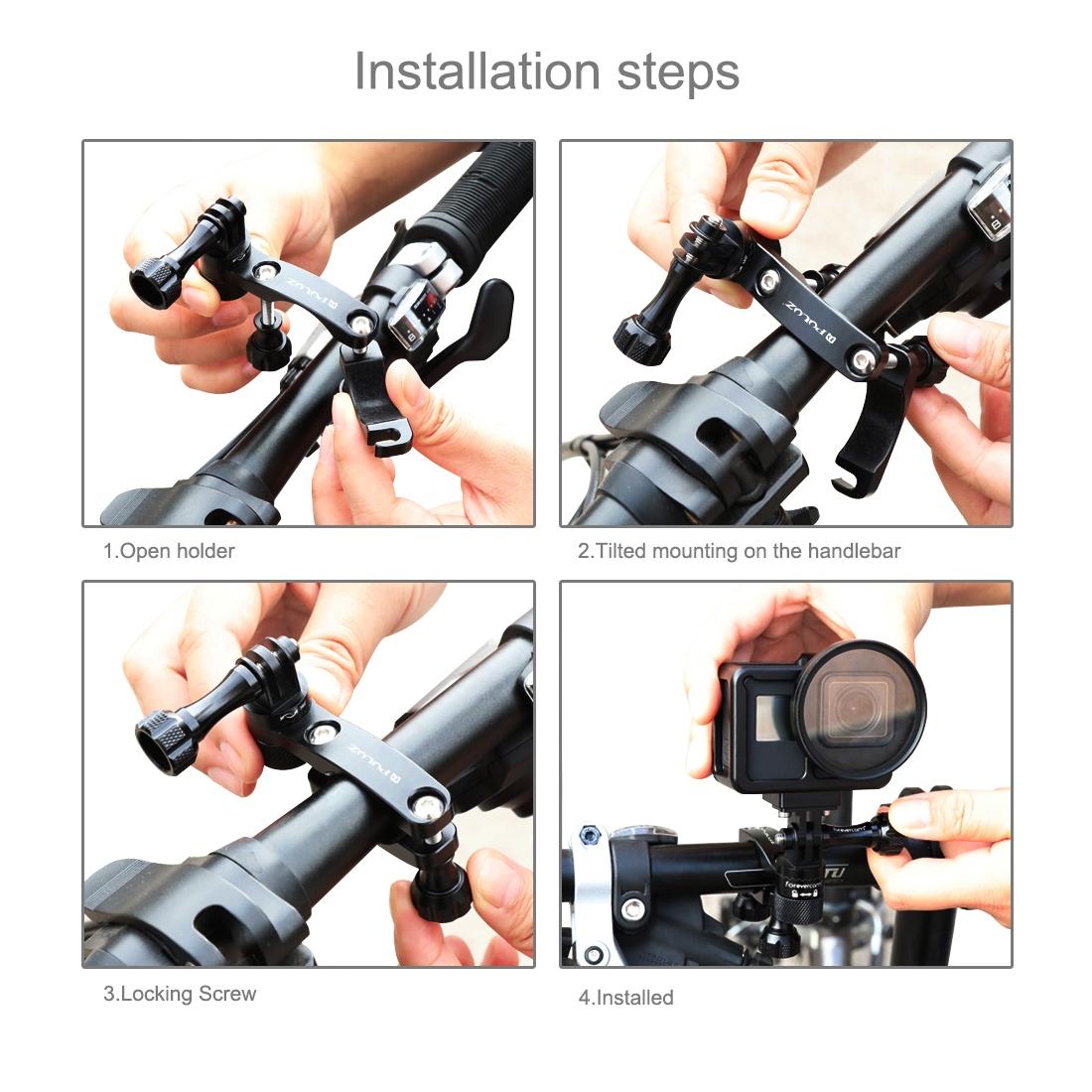 Universal Bike Handlebar Mount for Gopro Hero12 - 360 Degree Rotation 7