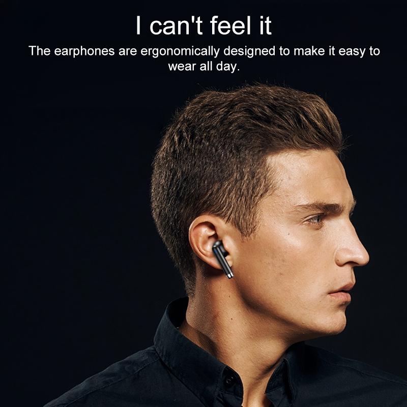 Wireless Bluetooth 5.0 Earphones with Led Display - Black 7