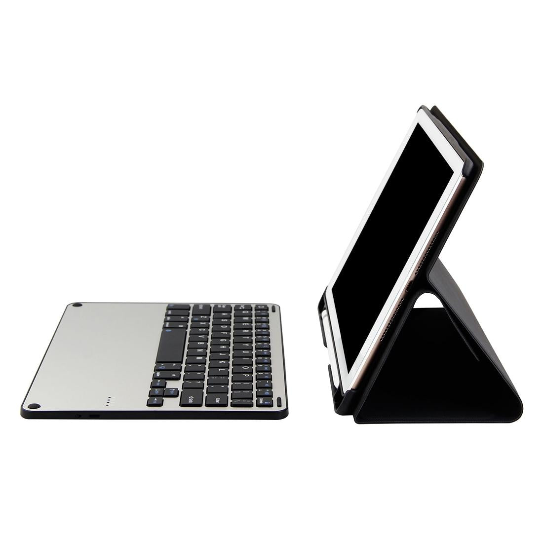 Bluetooth Keyboard & Tablet Case For Ipad Air / Pro 9.7 - Detachable Aluminum Alloy Imitation Cloth Sleep / Water Repellent - Black 4