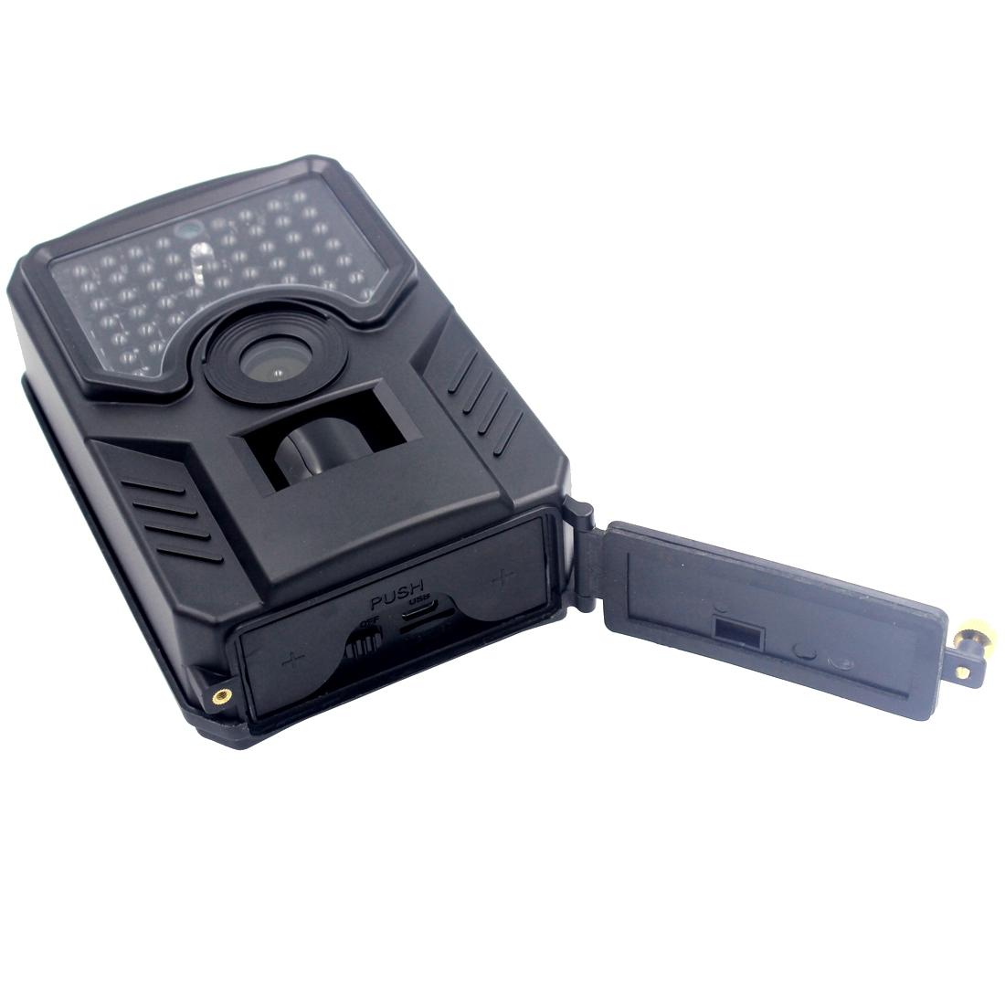 12Mp 1080P Hd Infrared Hunting Trail Camera With 120 Degree Wide Angle Lens And Ip56 Waterproof Design - Supports Tf Card Pir Distance 10-15M - Black 7