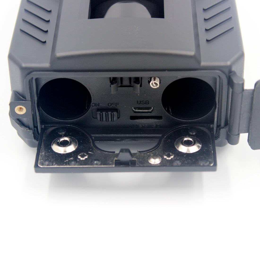 12Mp 1080P Hd Infrared Hunting Trail Camera With 120 Degree Wide Angle Lens And Ip56 Waterproof Design - Supports Tf Card Pir Distance 10-15M - Black 8