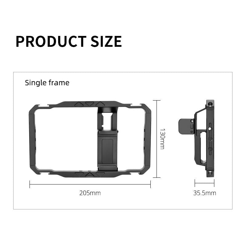 Vlogging Smartphone Video Rig - Metal Cage In Black 6