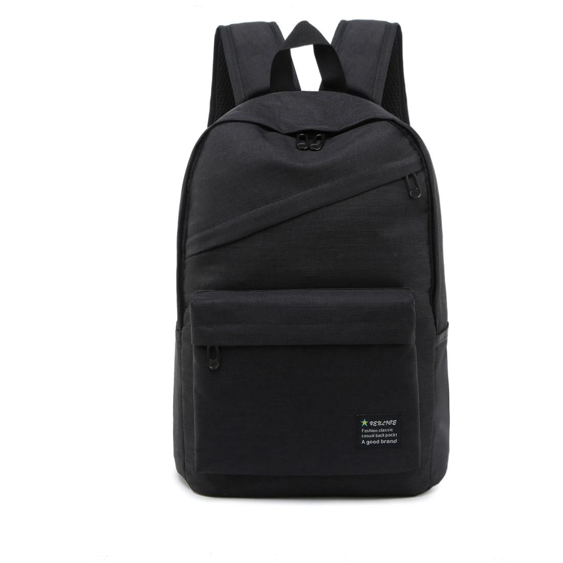 Versatile Outdoor Backpack For Notebooks And Tablets - Breathable And Casual - Black