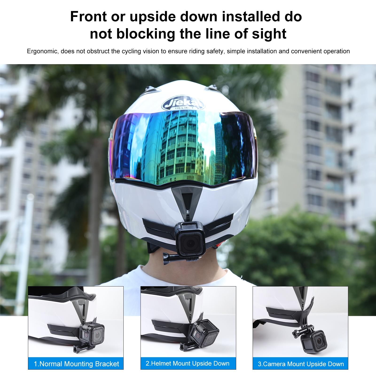 Motorcycle Helmet Chin Mount for Bending Action Camera 6