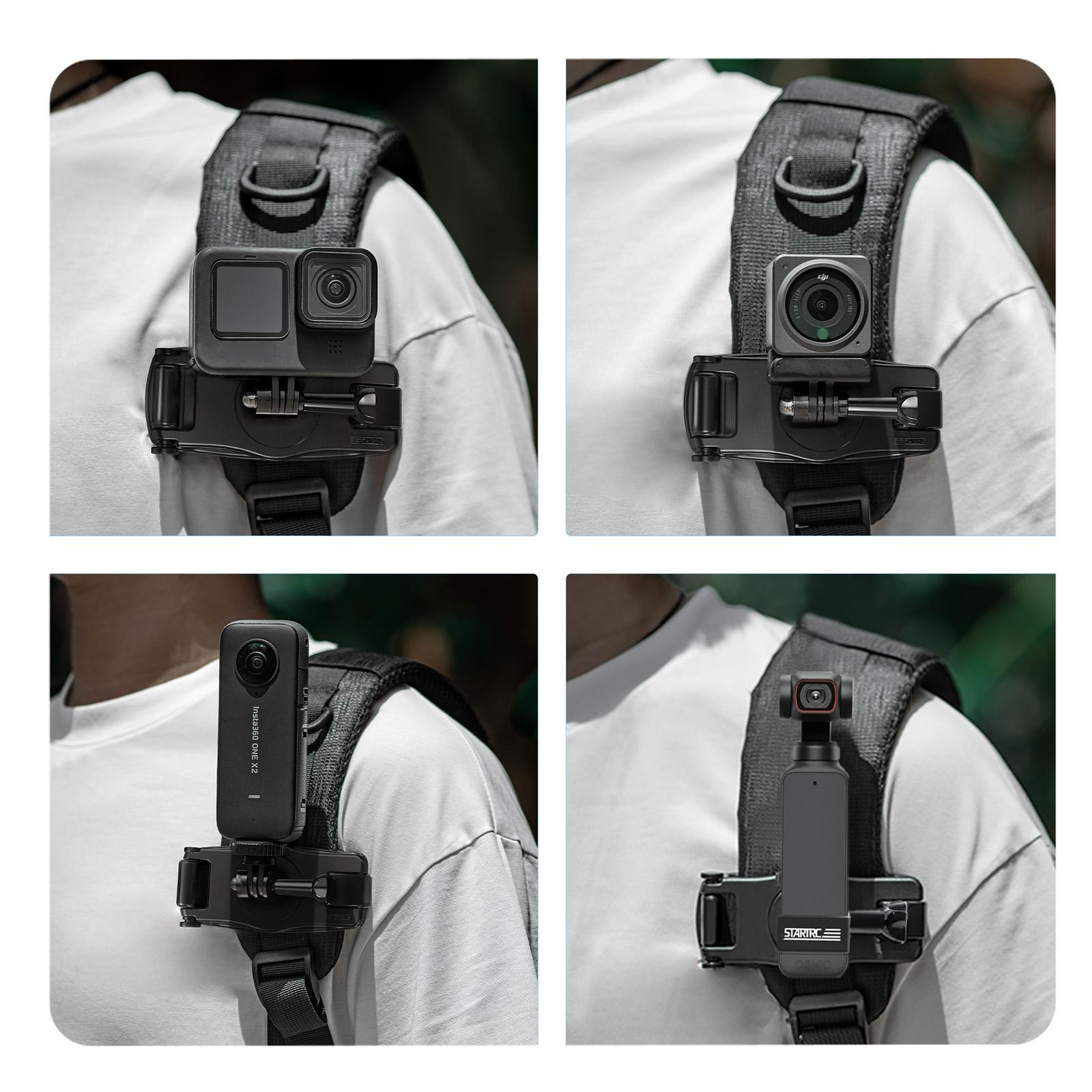 360 Degree Rotating Backpack Belt Clip Bracket 7