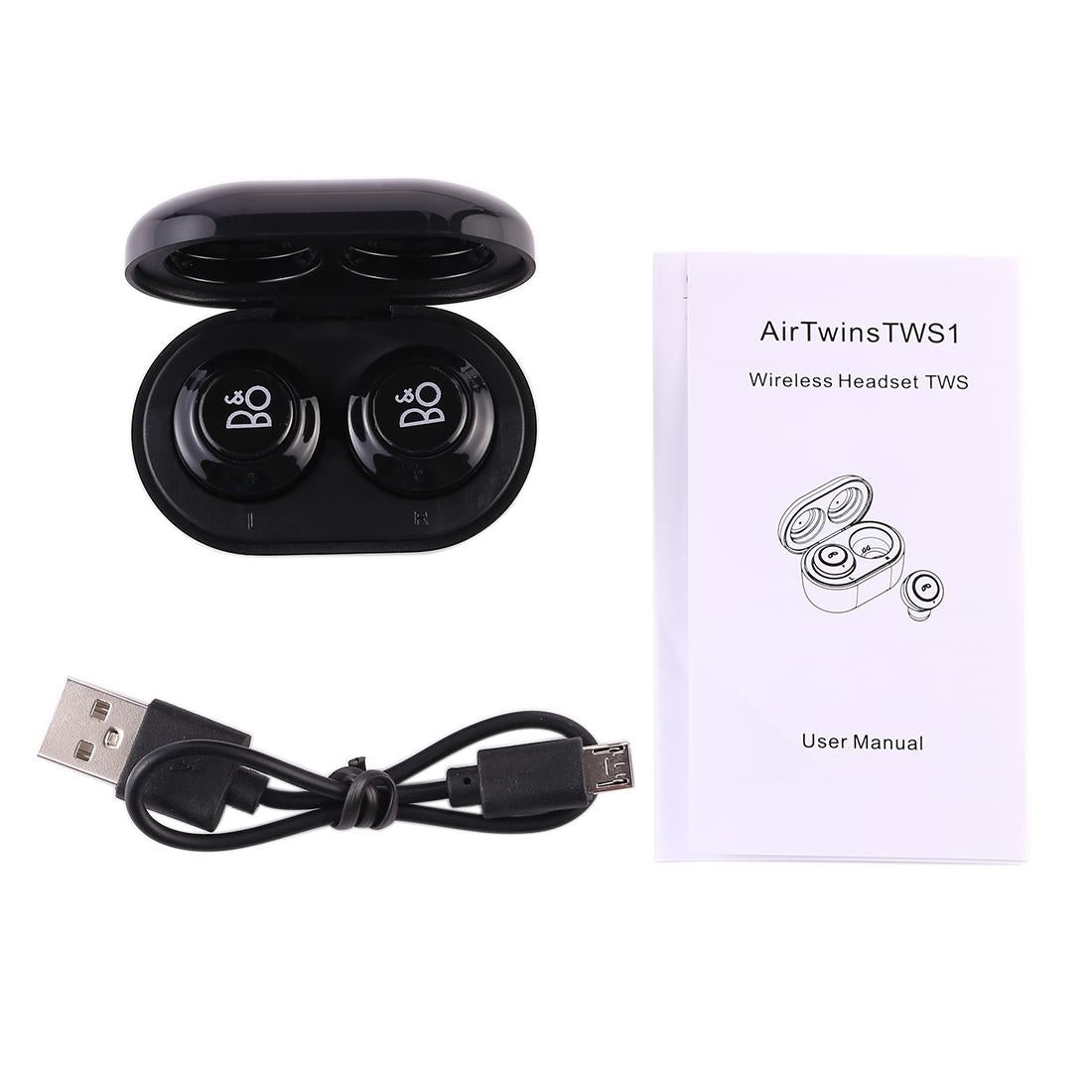 Wireless Stereo Earphones with Magnetic Charging Box - Air Twins Tws1 7