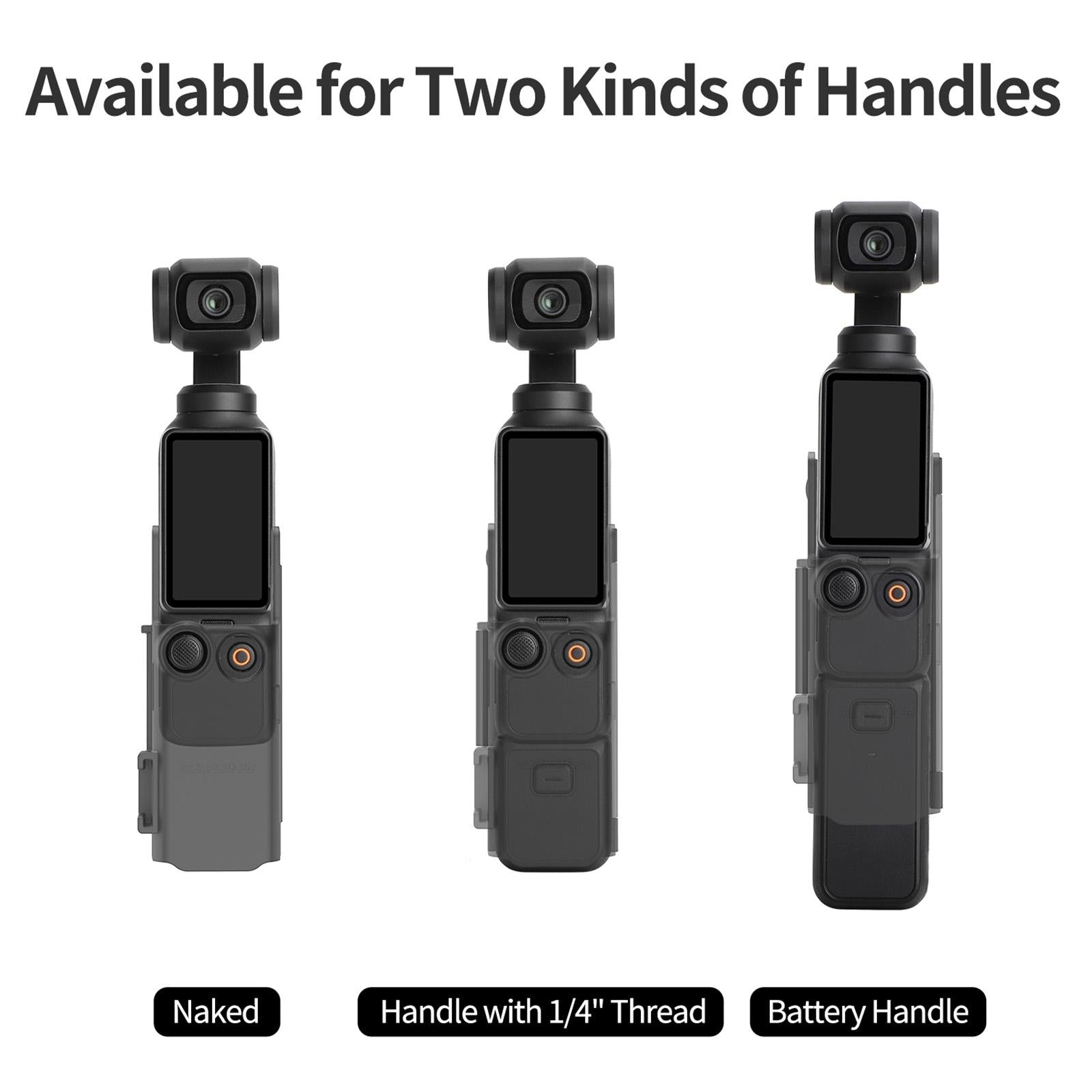 Protective Hand Band for Dji Pocket 3 with Cold Shoe Extension and Handle Cover 7
