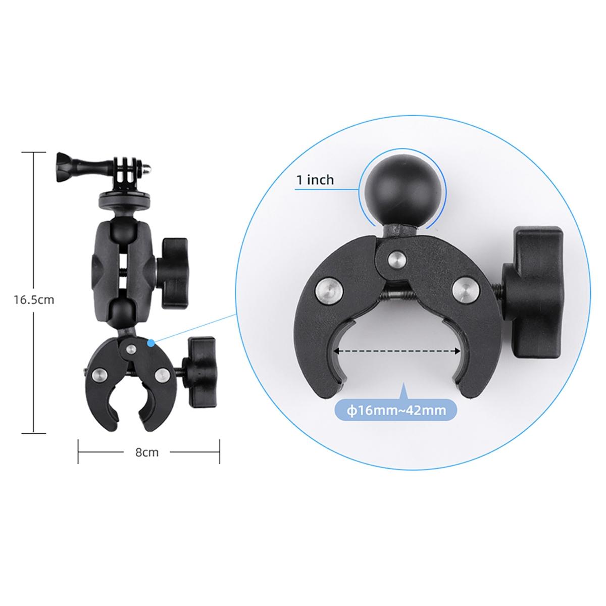 Adjustable 360 Degree Action Camera Clamp Base 4