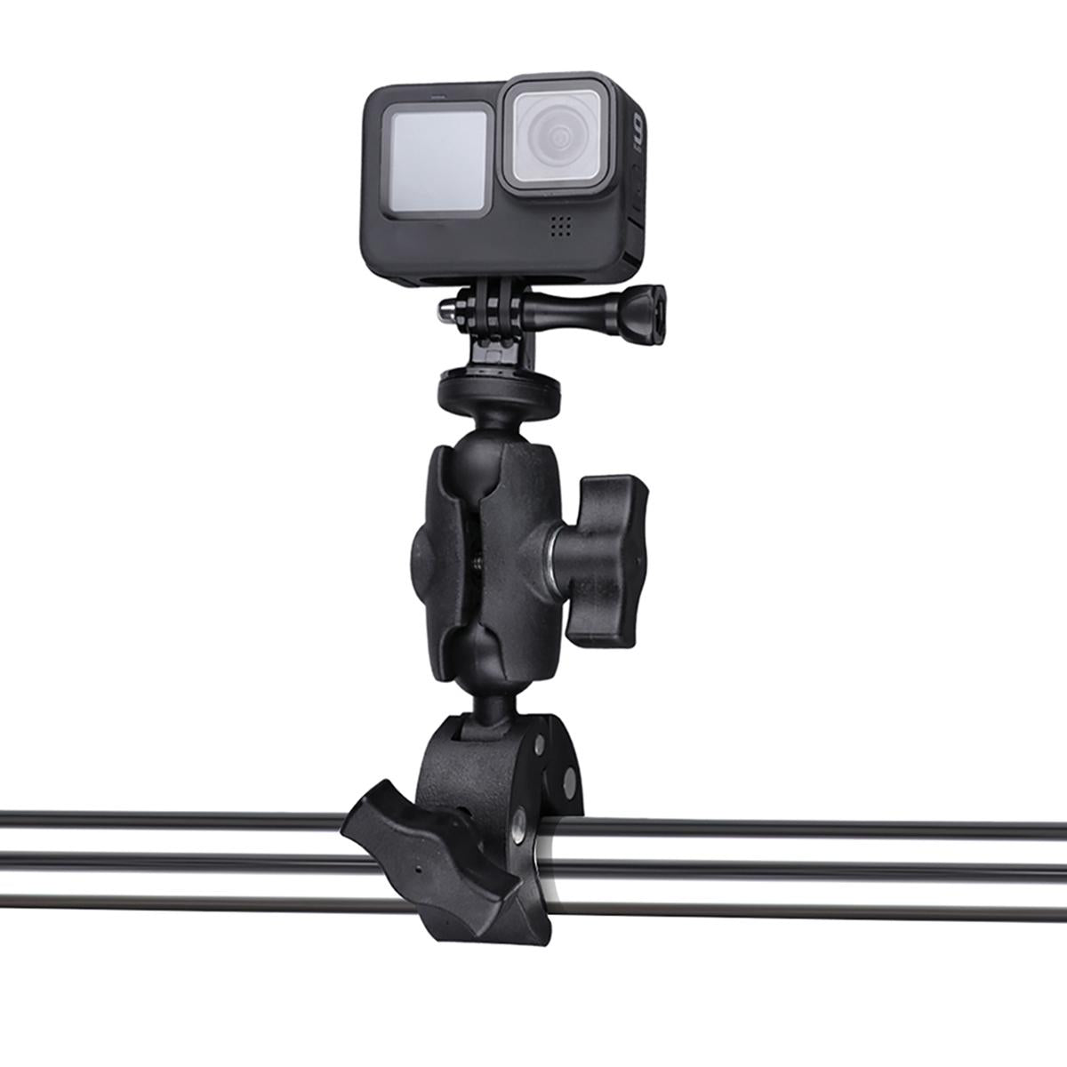 Adjustable 360 Degree Action Camera Clamp Base 6